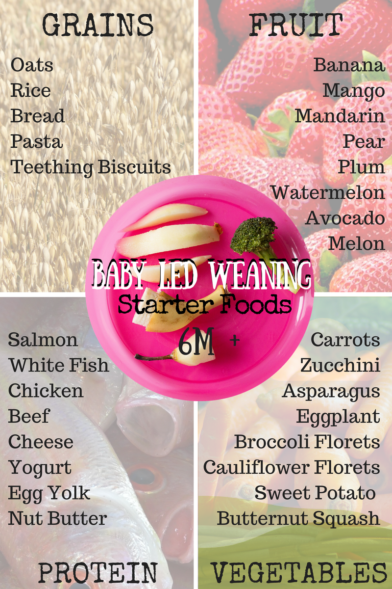 food to start weaning at 6 months