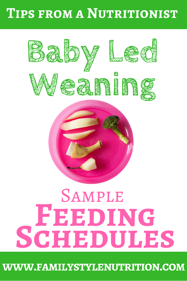 Baby Led Weaning Chart